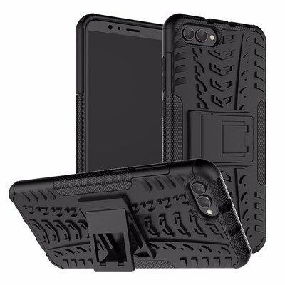 

Goowiiz Phone Case For Huawei Honor V109 Lite Armor Tire Texture Rugged Protection PCTPU Full Protection
