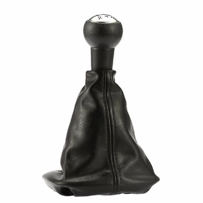 

5 Speed Gear Shift Knob Gearstick Gaiter Boot Leather Replacement Kit for PEUGEOT 207 307 406