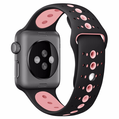 

Soft Silicone Replacement Sport Band For Apple Watch Series 123 42mm 38mm Wrist Bracelet Strap for iWatch Sportsbands