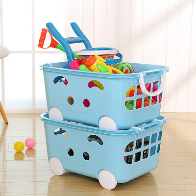 

Yimei family goods emc cartoon storage basket can be stacked storage box toy storage room debris storage box YM-3693-1