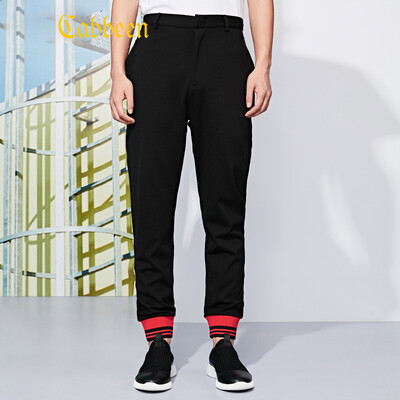 

Carbine Cabbeen Mens Black Pants Pants Summer New Casual Breathable Closure Sports Long Pants Coal Black 01 52180XL