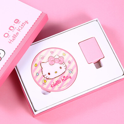 

Hello Kitty Apple wireless charger fast charge set multi-port 2A charging head universal charging base iPhoneX 8plus Samsung s9 millet mix2s&other general