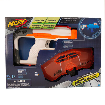 

Hasbro NERF игрушечный пистолет для мальчиков (оранжевый белый серый) уличные игрушки B1537