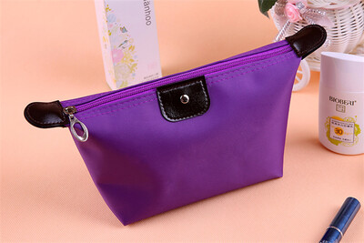 

simple dumpling cosmetic bag elegant folding bag waterproof bag washing cosmetics package