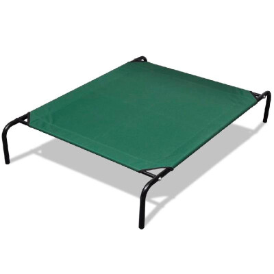 

Elevated Pet Bed with Steel Frame 110 x 80 cm