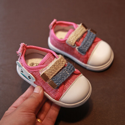 

Spring Baby Girl Shoes First Walkers Beautiful Flower Princess Shoes Boy Fashion Casual Sneakers Canvas Soft Sole Toddler Shoes