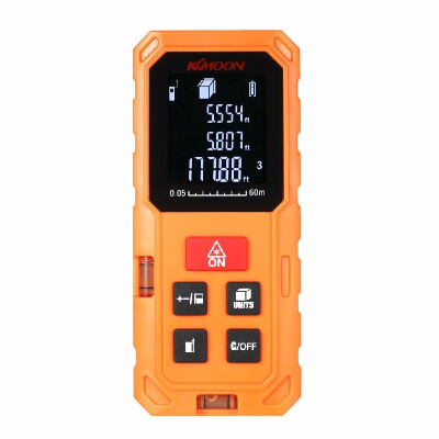 

KKmoon 80m Portable Handheld Digital Laser Distance Meter High Precision Range Finder Length Area Volume Measurement 20 Group Data