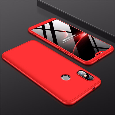 

Goowiiz Phone Case For Xiaomi Redmi 66 ProA2 Lite Fashion Color collision 360 Degree Coverage PC Full Protection