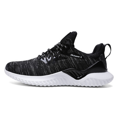 

2018 Hot Sale Four Seasons Running Shoes Men Lace-up Athletic Trainers Sports Male Shoes Outdoor Walking Sneakers