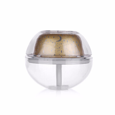 

500ml air humidfier USB Desktop Aroma Diffuser Ultrasonic Crystal Night Lamp Projector Mist Maker LED For Home
