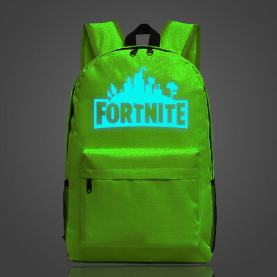 

Waterproof Game Night Luminous School Bag Gift Nylon Big Size Backpacks Bags Book Rucksacks Glow in Dark Figure Toys Kids Gift