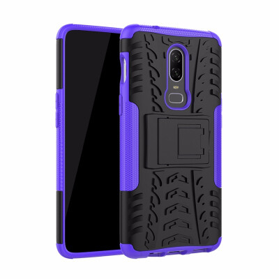 

Goowiiz Phone Case For OnePlus 355T6 Armor Tire Texture Rugged Protection PCTPU Silicone