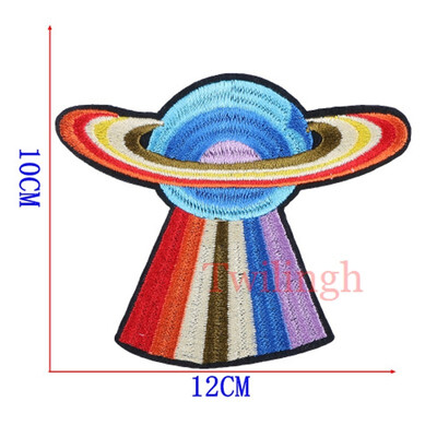 

1 pcslot Brand Embroidered Patches Letter Sea Animal Sequin Patch Iron On Fabric Badge Sew On Clothes Appliques DIY Stickers