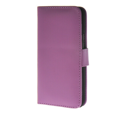 

MOONCASE Smooth skin Leather Side Flip Wallet Card Holder Stand Pouch ЧЕХОЛ ДЛЯ HTC One M9 Purple