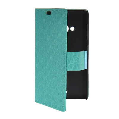 

MOONCASE Slim Leather Side Flip Wallet Card Slot Pouch with Kickstand Shell Back чехол для Nokia Lumia 535 Mint Green