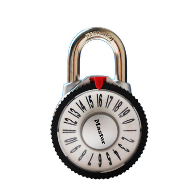 

Master Lock password lock padlock gym cabinet door lock dormitory door lock file cabinet lock 1588D silver