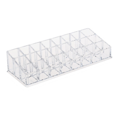 

UpperX New Lipstick Makeup Cosmetic Organizer 24 Stand Trapezoid Display Holder Case