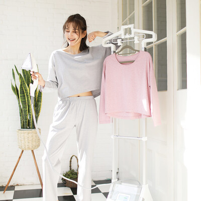 

Haizhining 17W49 Pajamas ladies sexy colorful nine-point sleeves long-sleeved trousers cotton home service suit home clothes two-piece set of gray 175 XXL