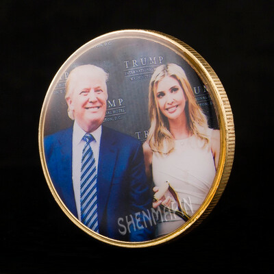 

WR Ivanka Marie Trump Gold Challenge Coin Trump&Ivanka Coin
