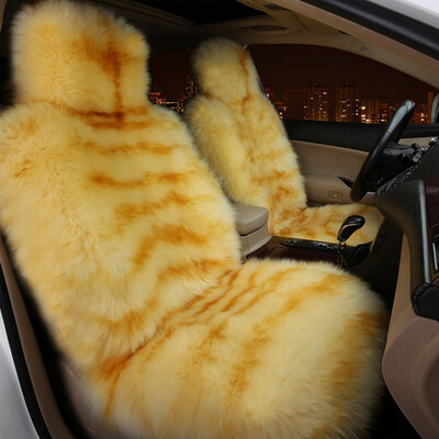 

KAWOSEN 100 Australian Pure Natural Fur Seat Cover Sheepskin Winter Car Cushion 5 Seats Whole Vehicle Seat Cover LWSC01