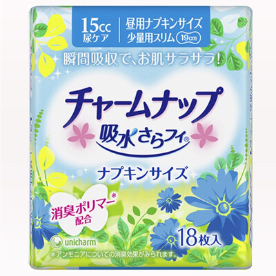 

[Japan imported] Unicharm Sophie instant absorption dry a small amount of thin pad with 18