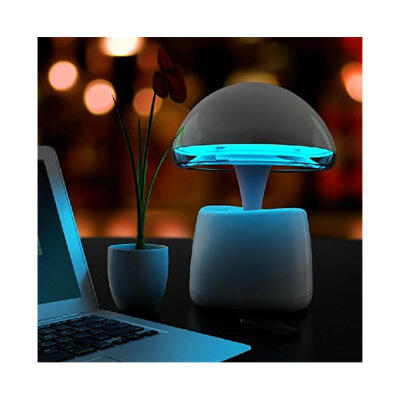 

Mushroom Shaped TF Stereo Music Adapter Card USB FM Radio Support Portable Bluetooth Speaker Wireless With 7 LED Colors Changes