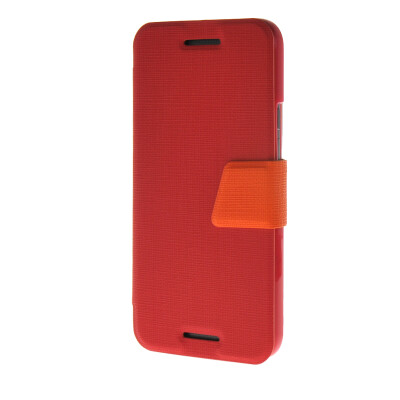 

MOONCASE Ultra Slim Leather Side Flip Wallet Stand Pouch Case Cover for HTC One M9 Red