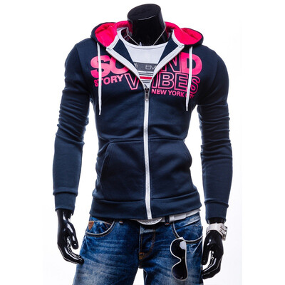 

Zogaa New Mens Hoodie Fashion Slim Casual