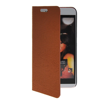 

MOONCASE Slim Leather Side Flip Wallet Card Slot Pouch with Kickstand Shell Back чехол для HTC Desire Eye Brown