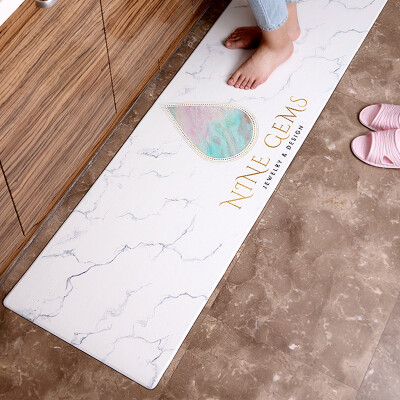 

Bathroom kitchen mats disposable waterproof&oil proof non-slip mats gems 45120CM