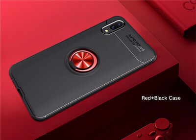 

Goowiiz Phone Case For VIVO NexNex S Luxury Metal Ring Magnetic Bracket TPU Shockproof Cooling