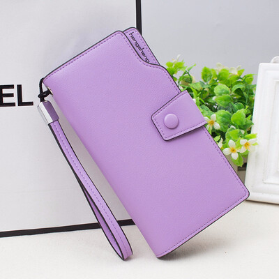 

Ladies multi-function wallet long zipper clasp card bag card wallet tide candy etc