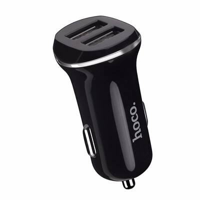 

HOCO Car Charger 5V 21A Mini Dual USB Car Charger for iPhone 7 6 8 Samsung Xiaomi Tablets Mobile Phones Auto Charging Adapter