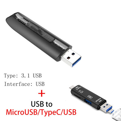 

SanDisk Usb Flash Drive 31 Extreme Speed Pen Drive 64gb 128gb Pendrive Memory Mini Usb Stick Large Capacity Expansion