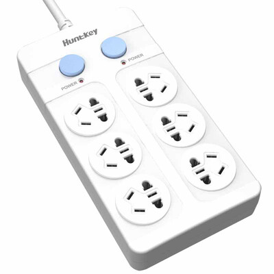 

Huntkey 603 6-pole 1.8m control switch socket / row plug / insert / plug board