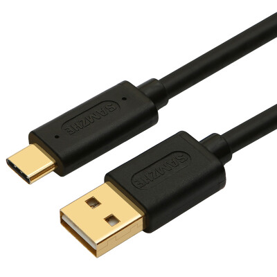 

Shanze SAMZHE MA-203 Type-c USB31 to USB20 cable phone charging line data cable socket gold-plated version of 1 m black