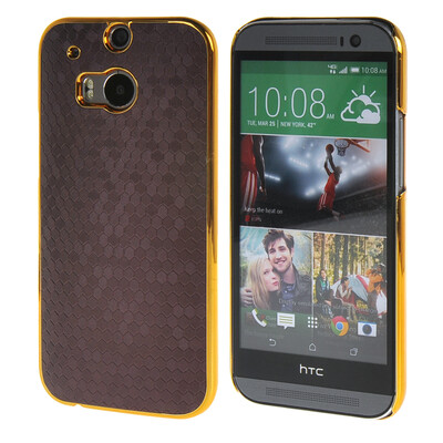 

MOONCASE Flash Flake Skin золото Chrome Hard Back чехол для Cover HTC One M8 фиолетовый