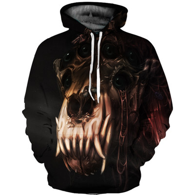 

Mens Hoodie 3D Printed Women Pullover Sweater