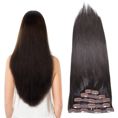 

Bhf Hair Clip In Hair Extensions Virgin Unprocessed Straight 100 Indian Human Hair 6PcsLot Hair 70G1 1B2 613