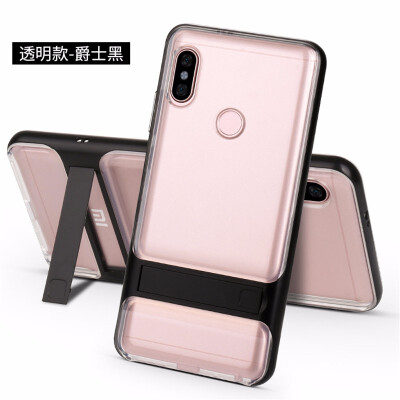 

Goowiiz Phone Case For Xiaomi Redmi Note 5Note 5 Pro Fashion Slim Shockproof Silicone TPU PC Hard Bracket