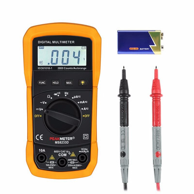 

PEAKMETER MS8233D Multimeter Measuring Instrument