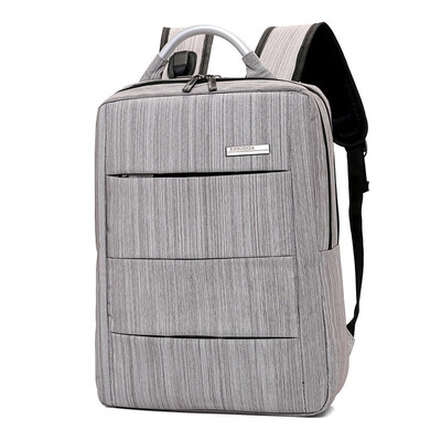 

Large Capacity USB Rechargeable Mens Business Bag laptop Backpack Student Bag Leisure Travel Bag