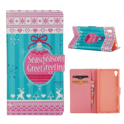 

MOONCASE Case for Sony Xperia Z4 Flip PU Leather Fold Wallet Card Slot Kickstand Back Case Cover [Pattern series] /a16