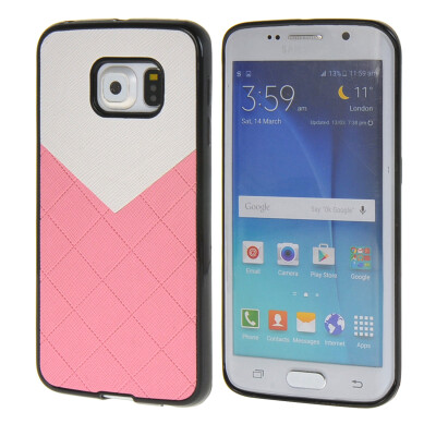 

MOONCASE New Style Flexible Soft Gel TPU Silicone Skin Slim Durable Case Cover for Samsung Galaxy S6 Edge Pink