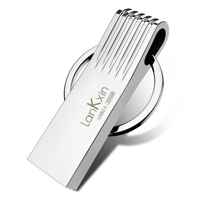 

Lanke core P8 32G metal with key ring car waterproof computer office shockproof portable version U disk