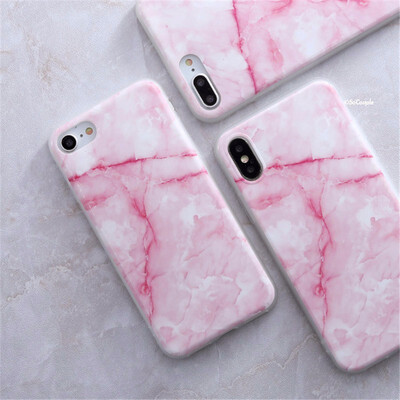 

iphone 6 6s 8 678 plus X 5s 5 SE Case Granite Scrub Marble Stone Painted Silicone Phone Case