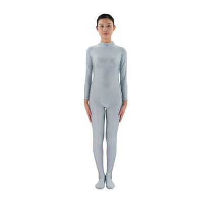 

24 Hrs Shipped Out Womens Unitards Fleshcolor Back Zippder Turleneck Unitards Womens Dacewears Yoga Footed Costumes