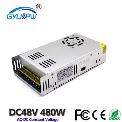 

Single Output Switching Power Supply DC48V 10A 480w Transformers 110v 220V AC to DC 48V SMPS Regulated Power Adapter For Light