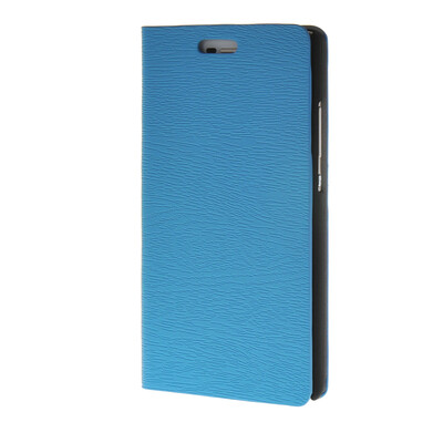

MOONCASE Leather Side Flip Wallet Card Holder Stand Shell Pouch ЧЕХОЛ ДЛЯ Huawei Ascend P8 Lite Blue