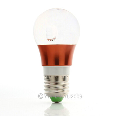 

3W E27/E14/GU10 RGB Change LED Light Bulb Lamp 85-265V+IR Remote Controller